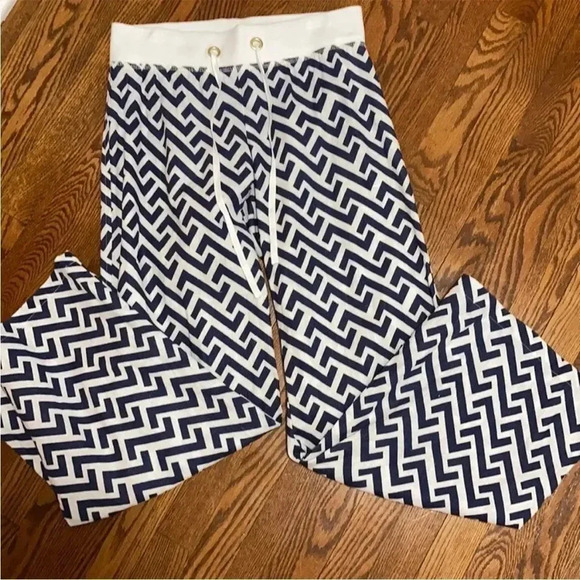 Linen Trouser Beach Pants All for Color White Navy S - Picture 2 of 11